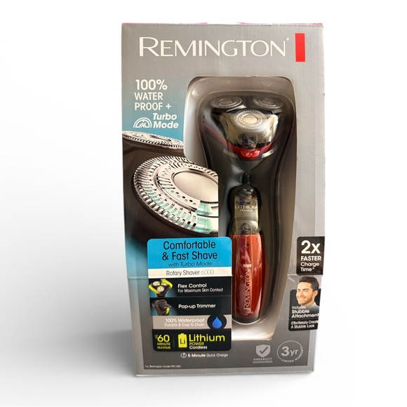 Remington Other - Remington Turbo Rotary Shaver 6000 - Red and Silver